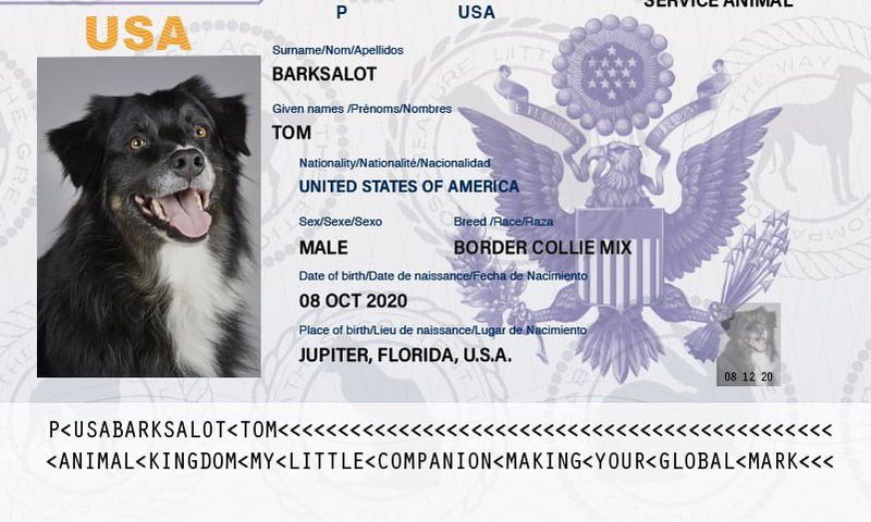 A pet passport [ThePetPass]
