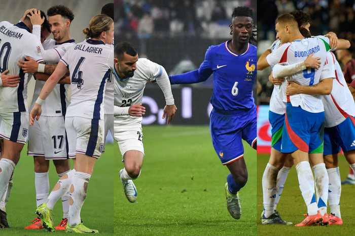 UEFA Nations League: England avenge Greek defeat, Italy edge past Belgium, Israel hold France