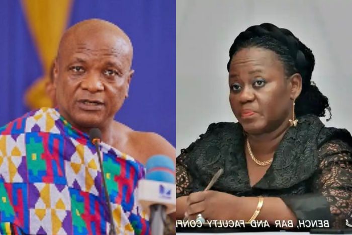 Agbogbomefia of Asogli State, Togbe Afede XIV and Chief Justice, Gertrude Torkornoo