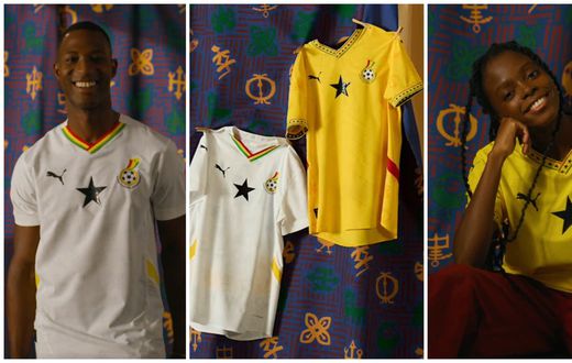 Photos: Puma unveils new Black Stars home and away jerseys