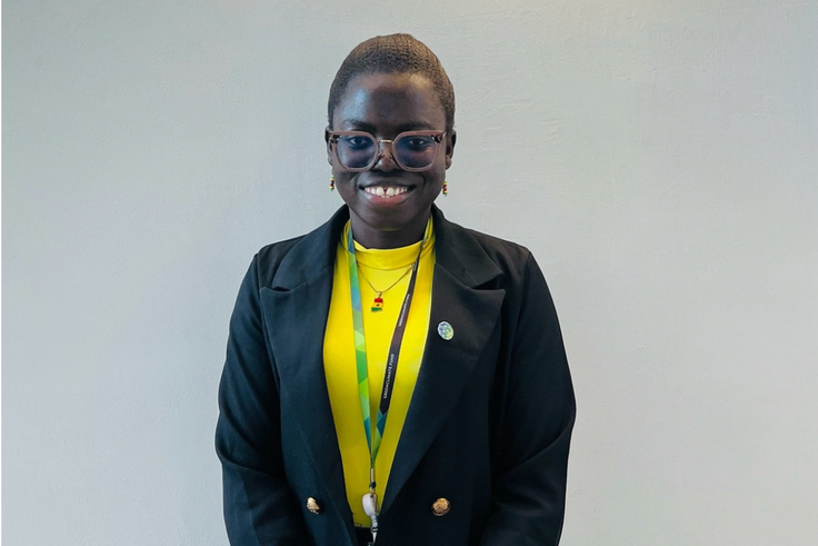 Emmanuella Doreen Kwofie has been a member of the Delegation of Ghana’s Negotiators since COP 28 and an IOM Youth Delegate. (Picture: Provided by Emmanuella Doreen Kwofie).