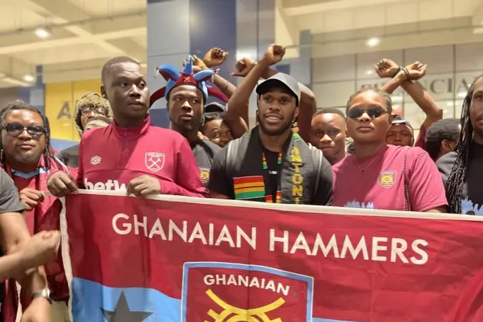 Anthonio and his team in Ghana