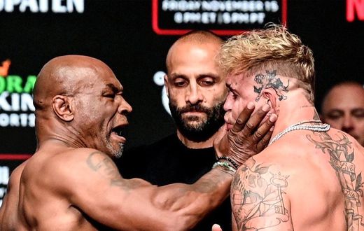 Mike Tyson vs Jake Paul: Iron Mike slaps Paul at final weigh-in and face-off (VIDEO)
