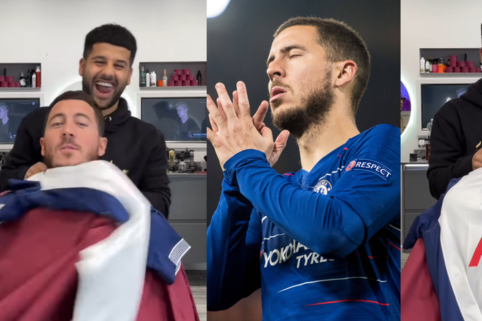 Eden Hazard ‘warns’ popular barber for tricking him into wearing Tottenham jersey