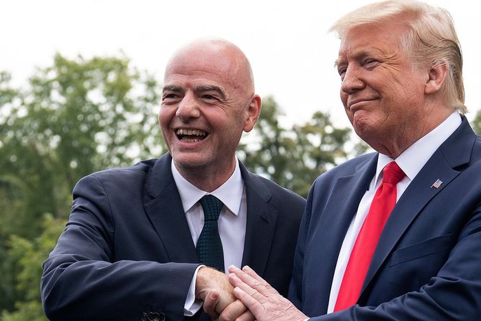 Gianni Infantino and Trump