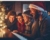 Family carolling