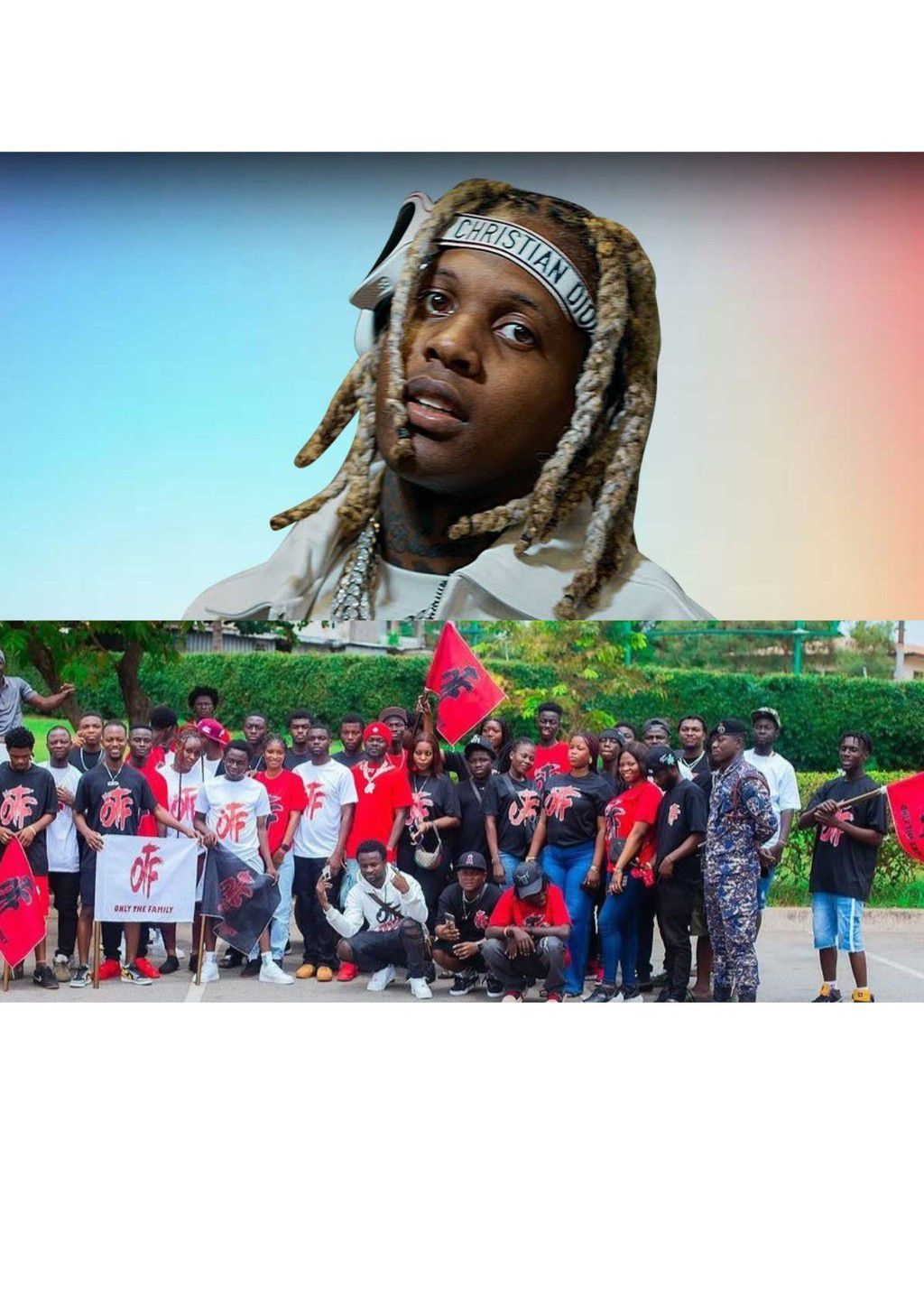 Ghanaian fans of American rapper Lil Durk hits the street to demand his release