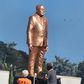 Ghanaians express anger as Akufo-Addo unveils statue of himself, scores himself 80%
