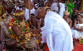 President John Mahama and Asantehene Otumfuo Osei Tutu II