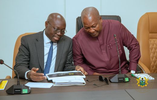 President John Mahama and Dr. Ato Forson