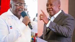 Dr Mahamudu Bawumia and President John Mahama