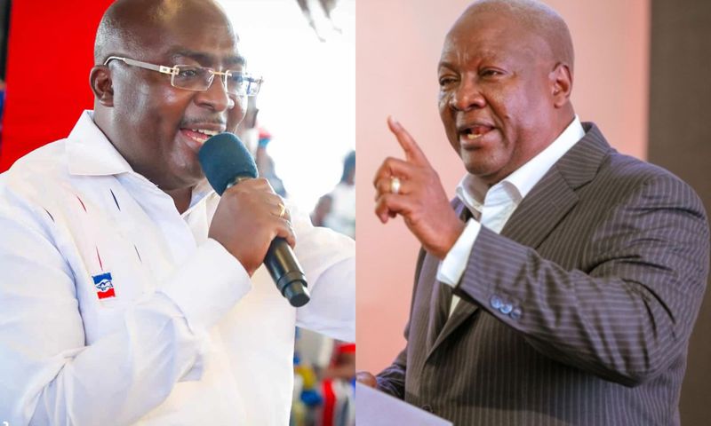 Dr Mahamudu Bawumia and President John Mahama