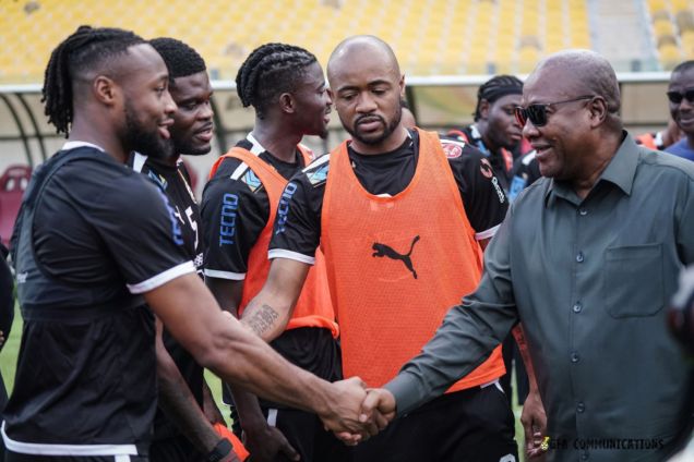 Why President Mahama has been warned to eat before watching Black Stars on Friday