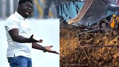 Nigeria’s assistant coach escapes deadly restaurant collapse in Lagos (Video)