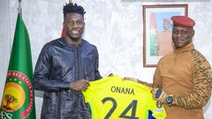 Man United goalie Onana pays special visit to Burkina Faso leader Ibrahim Traore