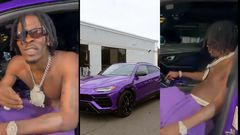 Shatta Wale acquires new Lamborghini Urus
