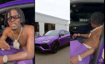 Shatta Wale acquires new Lamborghini Urus