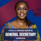 Former Member of Parliament for Ablekuma West and immediate past Minister for Communications, Ursula Owusu-Ekuful