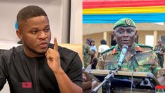 Sammy Gyamfi and Brigadier General Michael Opoku