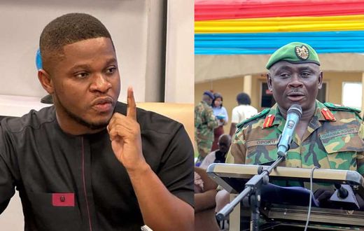 Sammy Gyamfi and Brigadier General Michael Opoku