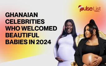 Ghanaian celebrities who welcomed beautiful babies in 2024