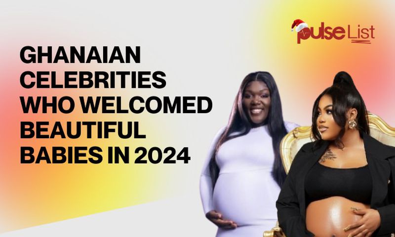 Ghanaian celebrities who welcomed beautiful babies in 2024