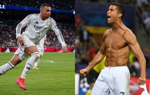 Comparing Kylian Mbappe's record at Madrid after 30 matches with Cristiano Ronaldo’s