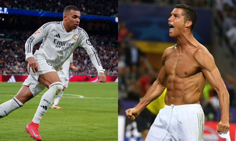 Comparing Kylian Mbappe's record at Madrid after 30 matches with Cristiano Ronaldo’s