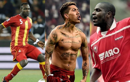 John Mensah, Roberto Firmino and Bruce Dyer