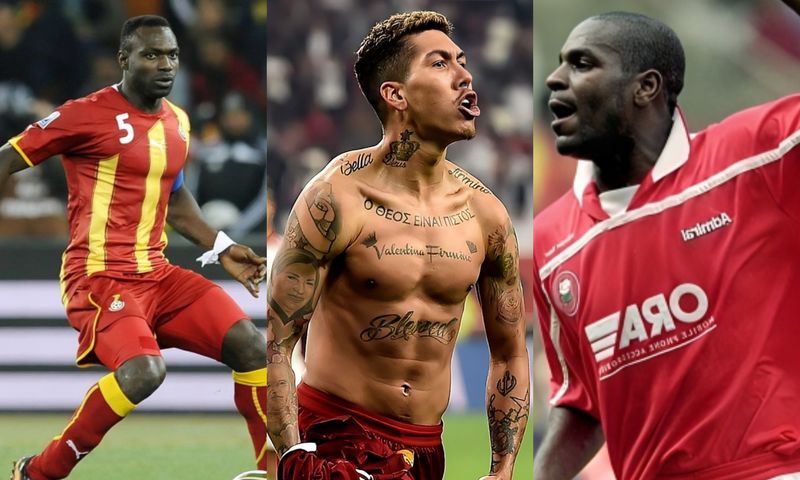 John Mensah, Roberto Firmino and Bruce Dyer