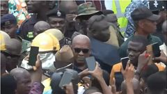 Pres. Mahama visits Adum after devastating fire, pledges support for victims