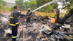 Fire engulfs unlicensed ‘Gao Gao’ Station in Teshie, destroys vehicle and shops