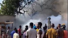 Fire engulfs unlicensed ‘Gao Gao’ Station in Teshie, destroys vehicle and shops