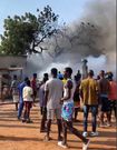 Fire engulfs unlicensed ‘Gao Gao’ Station in Teshie, destroys vehicle and shops