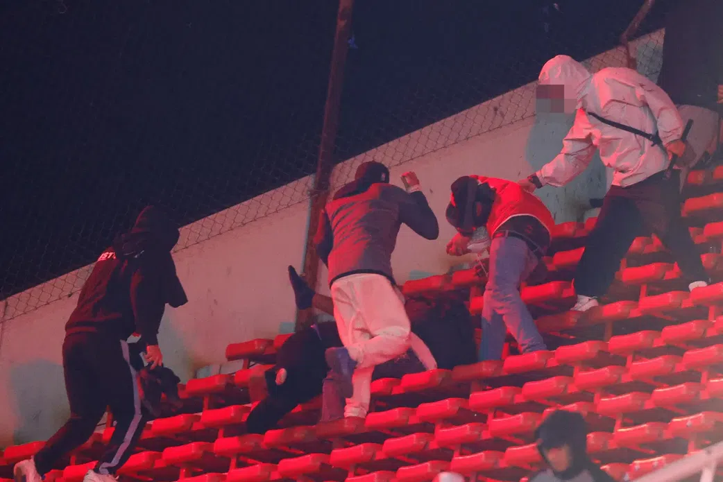 Match abandoned after stun bomb explosion and violence leave fans injured [Video]