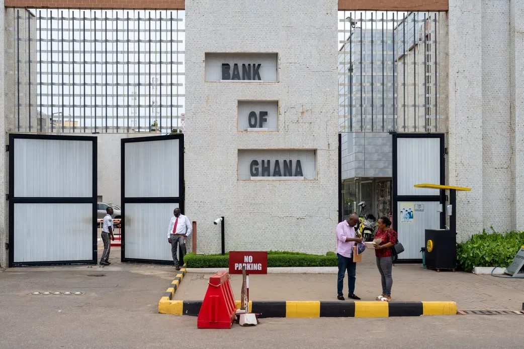 The Bank of Ghana in Accra.Photographer: Ernest Ankomah/Bloomberg