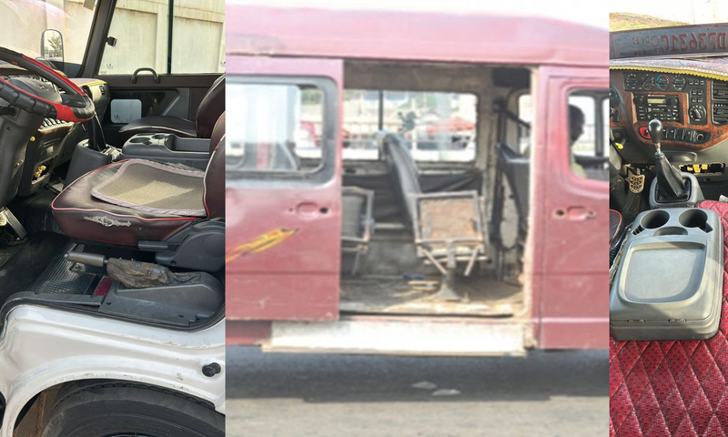 ‘Mallam to Accra trotro paa’ - Ghanaians disappointed with buses donated to clubs by GFA