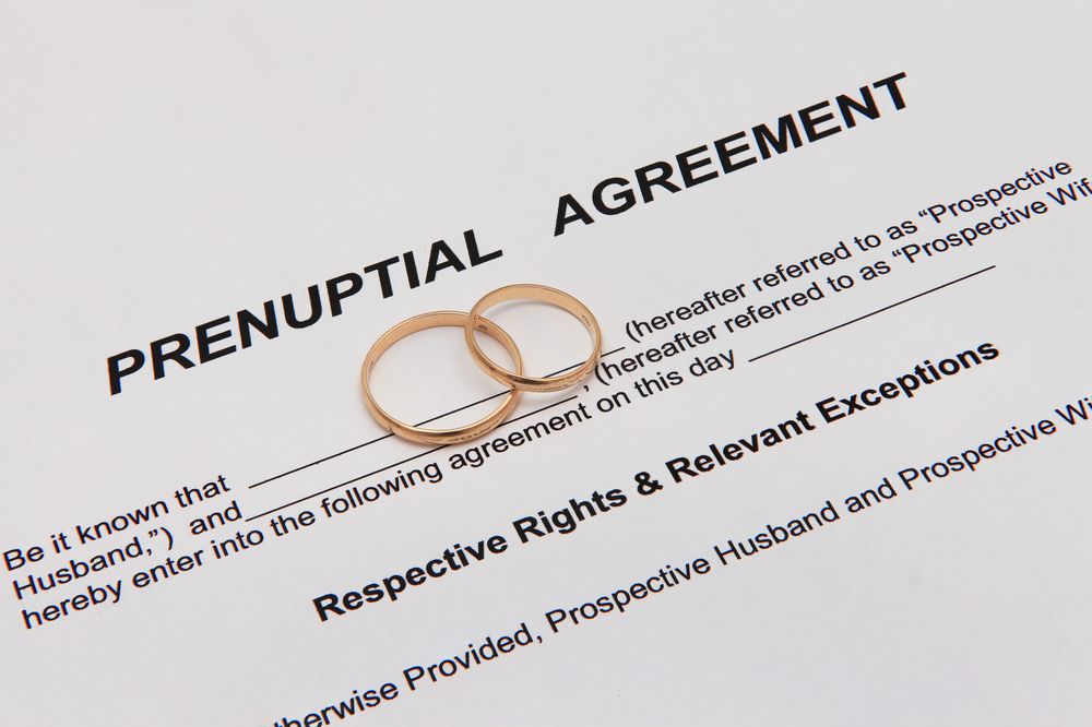 1. Pre-nuptial and post-nuptial agreements