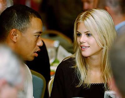1. Elin Nordegren and Tiger Woods