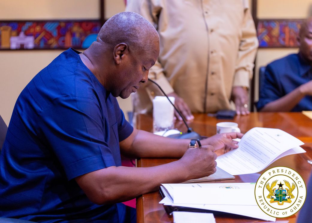 Pres. Mahama discloses key directive to galamsey taskforce on seized excavators
