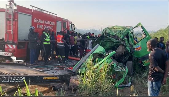 13 feared dead, several injured in gory accident on Accra–Kumasi highway