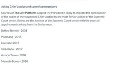 Pres. Mahama reportedly set to suspend CJ Torkonoo amid removal petitions
