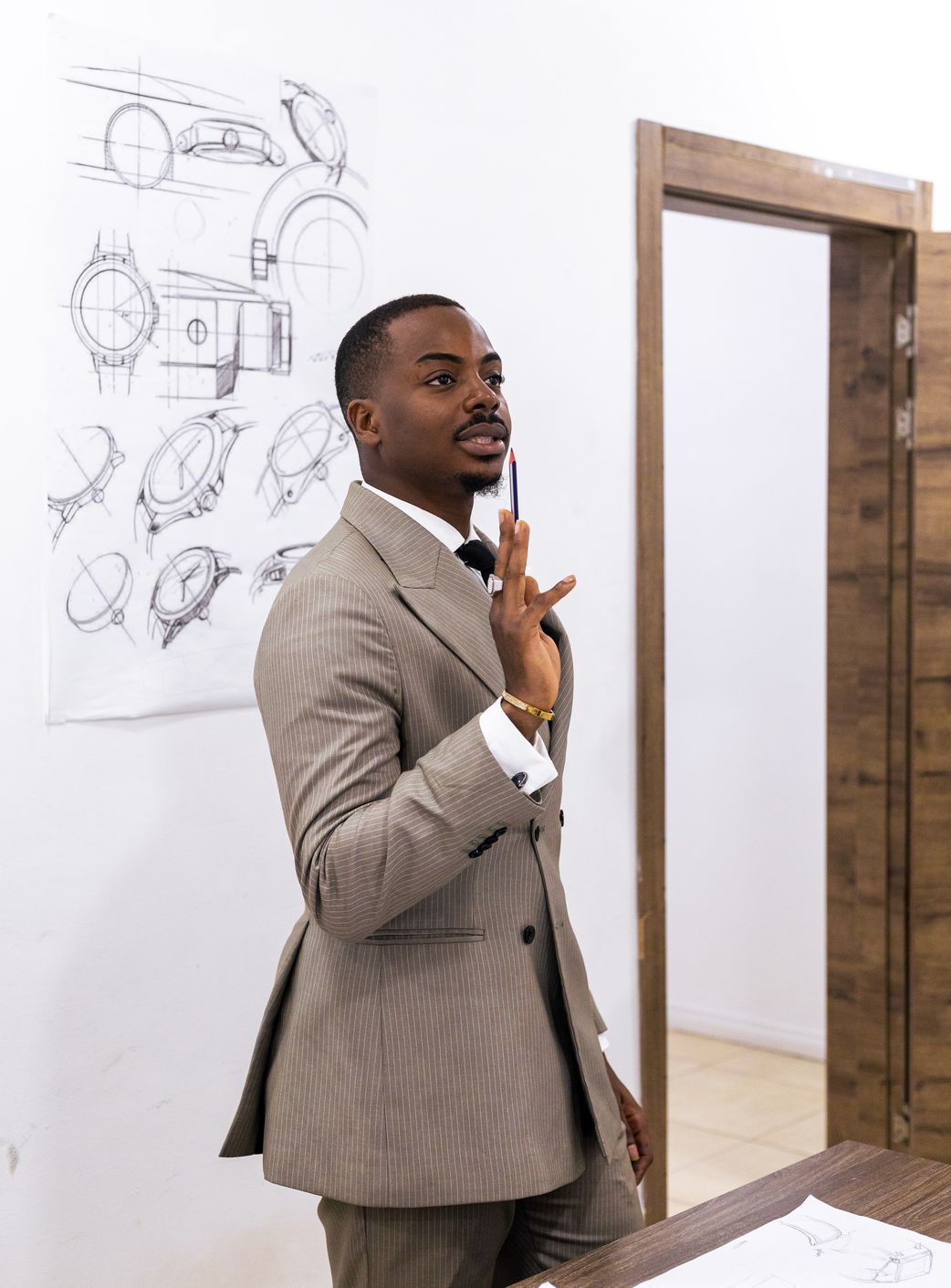 Enioluwa: Nigerian star surprises his mother with customised Caveman Timepiece; tribute to timeless love