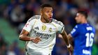 Striker Kylian Mbappe is hoping to win his first, and Real Madrid's 16th, UEFA Champions League title in the 2025-26 season [File: Diego Souto/Getty Images]