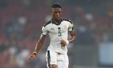 Najeeb Yakubu playing for Ghana