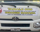 Ibrahim Mahama donates a 35 seater bus to Tamale Senior High School
