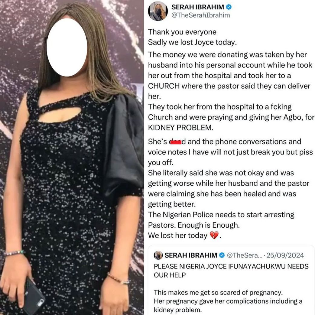 Woman dies of kidney failure after husband donates treatment funds to church