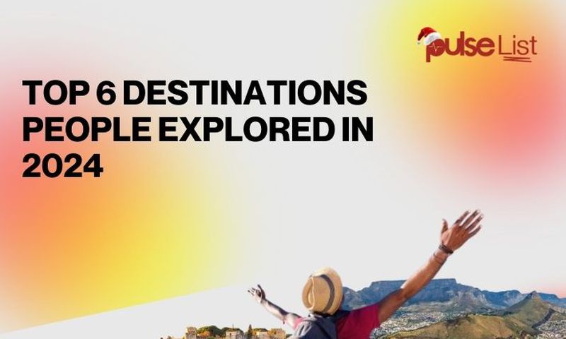 Here are top 6 destinations people explored in 2024