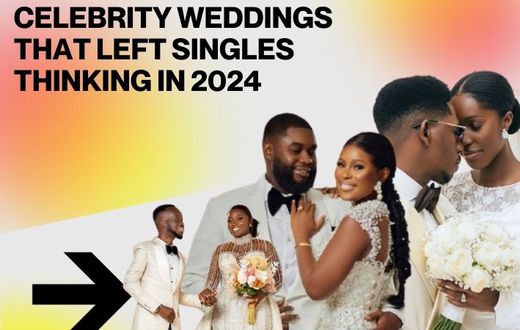 Top 5 Ghanaian celebrity weddings that left singles thinking