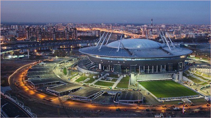 10. Krestovsky Stadium (Russia) - £500 million 